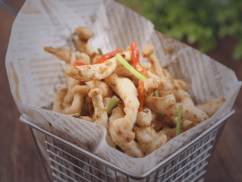 鹅肝酱焗蟹味菇